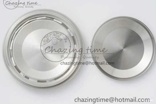 MIROTIME 0312 Bright Pilot Chrono SS AZF 1:1 Best Edition Green Dial on Brown Leather Strap A 7059